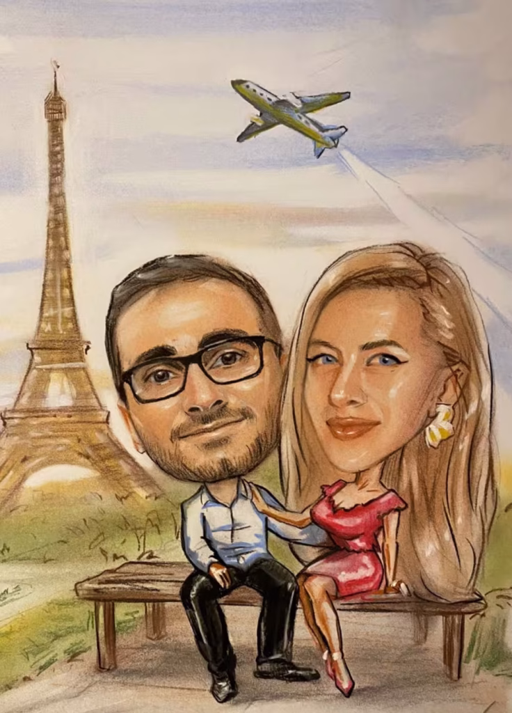 caricatura de vacanta